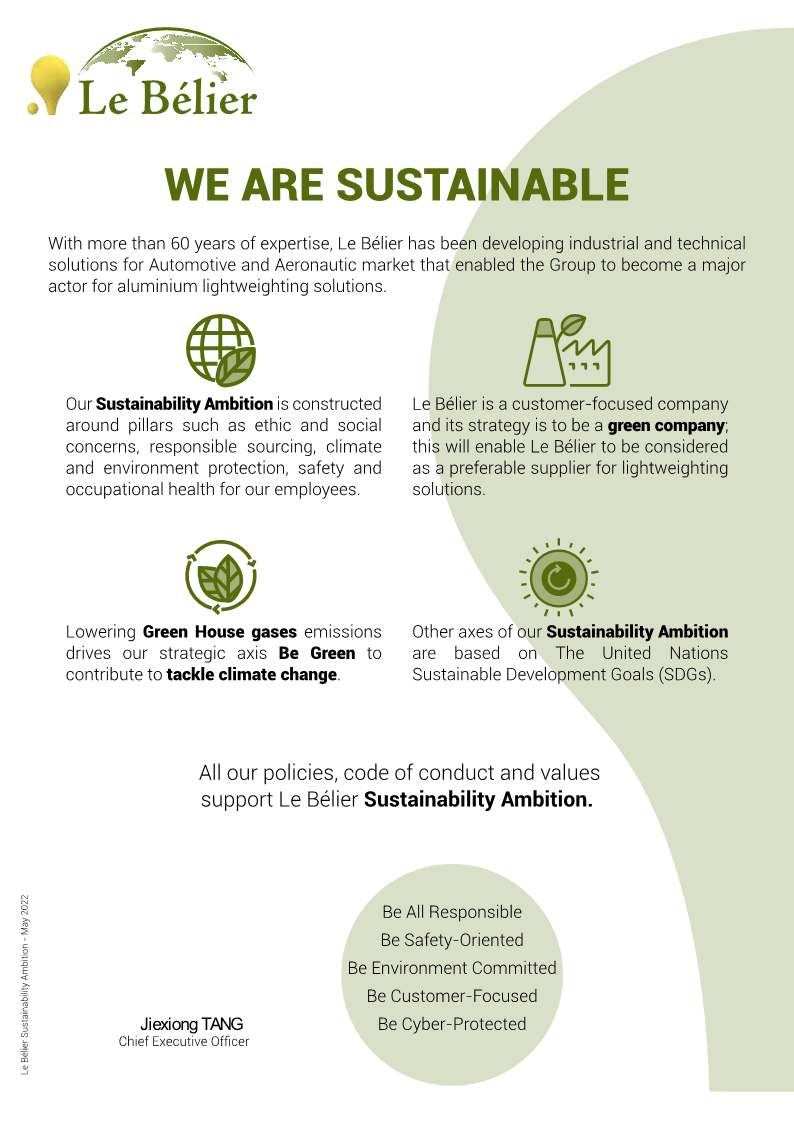 We are Sustainable